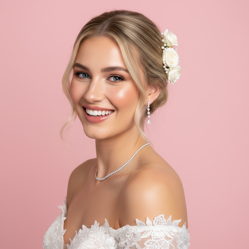 Side Bun For Wedding Ideas